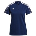 Koszulka damska adidas Tiro 21 Polo W granatowa