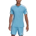 Koszulka męska adidas Squadra 21 Jersey Short Sleeve błękitna GN6726