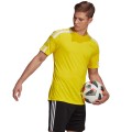 Koszulka męska adidas Squadra 21 Jersey Short Sleeve żółta GN5728