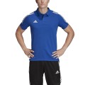 Koszulka męska adidas Condivo 20 Polo niebiesko-biała ED9237