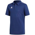 Koszulka dla dzieci adidas Core 18 Polo JUNIOR granatowy CV3680