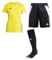 Damski SPERSONALIZOWANY Zestaw Meczowy Adidas  Tabela 23 Jersey żółty