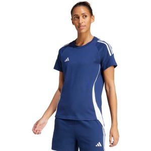 Damski SPERSONALIZOWANY Zestaw Meczowy Adidas  Tiro 24 Sweat niebiesko-biały