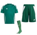 Dziecięcy SPERSONALIZOWANY Zestaw Meczowy Adidas  Tiro 24 Jersey zielony