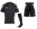 Dziecięcy SPERSONALIZOWANY Zestaw Meczowy Adidas Tiro 24 Jersey czarny