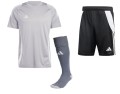 Męski SPERSONALIZOWANY Zestaw Meczowy Adidas  Tiro 24 Jersey szary