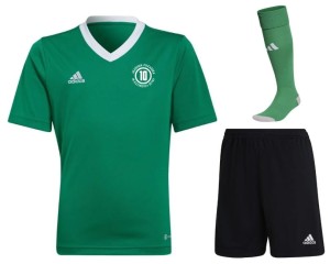 SPERSONALIZOWANY  Zielony Zestaw Meczowy Adidas - AP DEYNA 