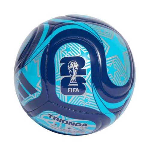 Piłka nożna adidas World Cup 26 Trionda Club niebieska JD8027 - rozmiar 5